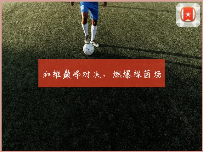 加维巅峰对决，燃爆绿茵场